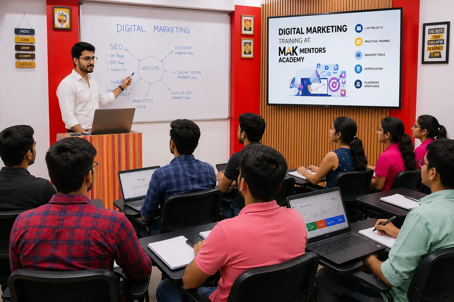Digital Marketing Training at MAK Mentors Academy
