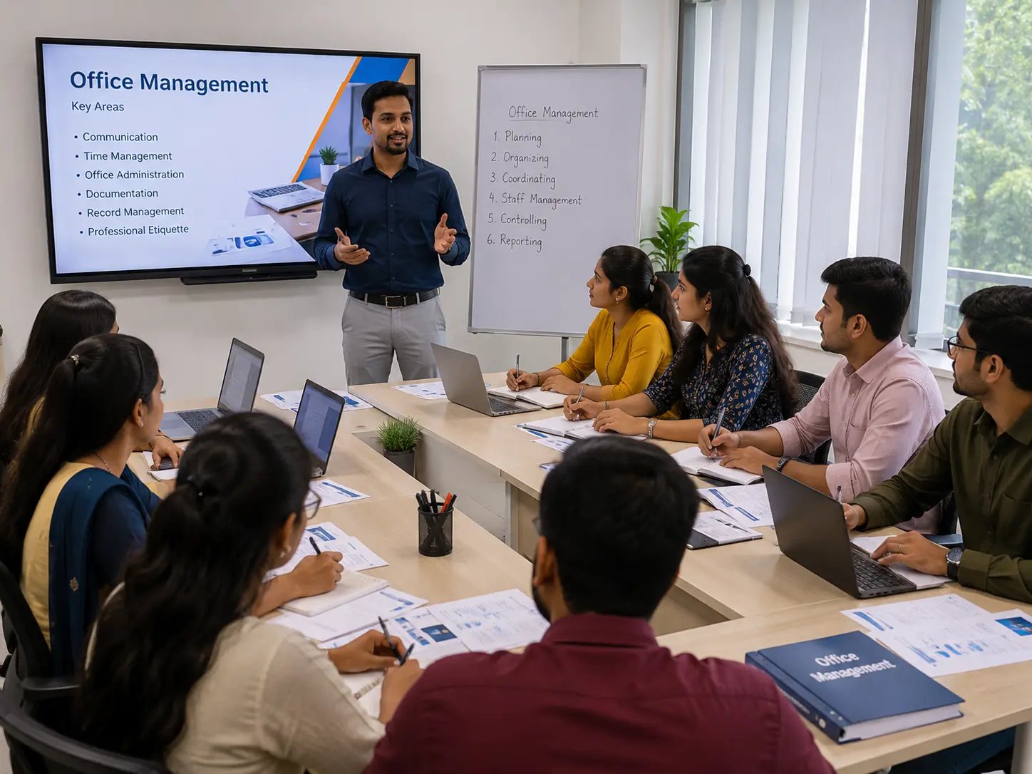 Office Management training session MAK Mentors Academy Laxmi Nagar
